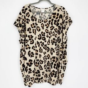 By Together I Animal Print Tunic Top, L